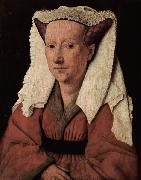 Jan Van Eyck Portrait of Margarete van Eyck France oil painting artist